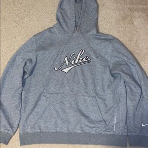 Nike Oversized Gray Sweatshirt